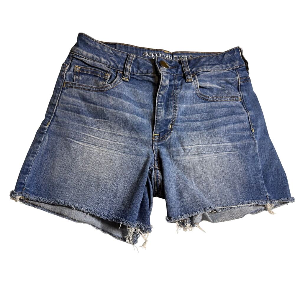 American eagle hi rise shortie shorts